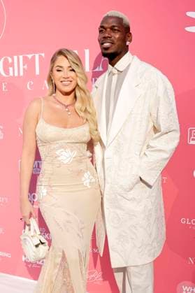 Paul Pogba with wife Maria Zulay Pogba Salaues at the Global Gift Gala 2025 at the Festival de Cannes 2025 78 Cannes International Film Festival at La MÃ me Plage Cannes, 19 05 2025 Foto:xD.xBedrosianx xFuturexImagex gift_5515