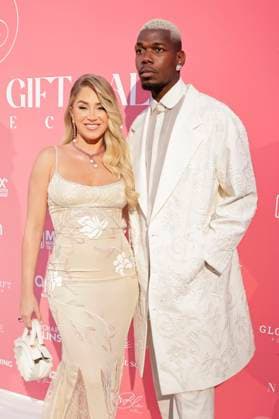 Paul Pogba with wife Maria Zulay Pogba Salaues at the Global Gift Gala 2025 at the Festival de Cannes 2025 78 Cannes International Film Festival at La MÃ me Plage Cannes, 19 05 2025 Foto:xD.xBedrosianx xFuturexImagex gift_5516