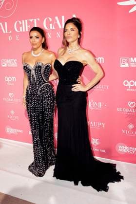Eva Longoria and Lauren Sanchez at the Global Gift Gala 2025 at the Festival de Cannes 2025 78 Cannes International Film Festival at La MÃ me Plage Cannes, 19 05 2025 Foto:xD.xBedrosianx xFuturexImagex gift_5608