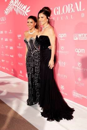 Eva Longoria and Lauren Sanchez at the Global Gift Gala 2025 at the Festival de Cannes 2025 78 Cannes International Film Festival at La MÃ me Plage Cannes, 19 05 2025 Foto:xD.xBedrosianx xFuturexImagex gift_5610