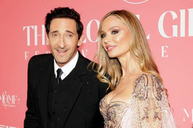 Adrien Brody and Georgina Chapman at the Global Gift Gala 2025 at the Festival de Cannes 2025 78 Cannes International Film Festival at La MÃ me Plage Cannes, 19 05 2025 Foto:xD.xBedrosianx xFuturexImagex gift_5627