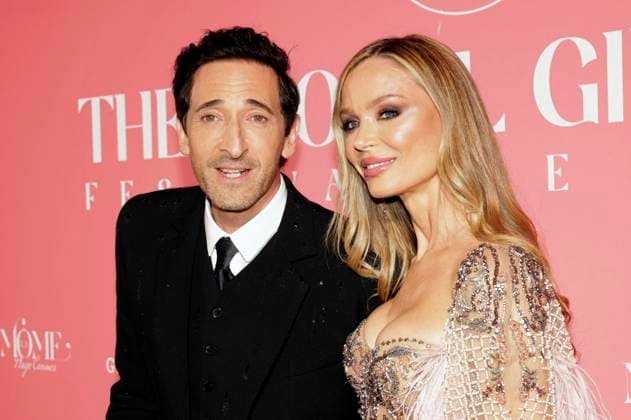 Adrien Brody and Georgina Chapman at the Global Gift Gala 2025 at the Festival de Cannes 2025 78 Cannes International Film Festival at La MÃ me Plage Cannes, 19 05 2025 Foto:xD.xBedrosianx xFuturexImagex gift_5628