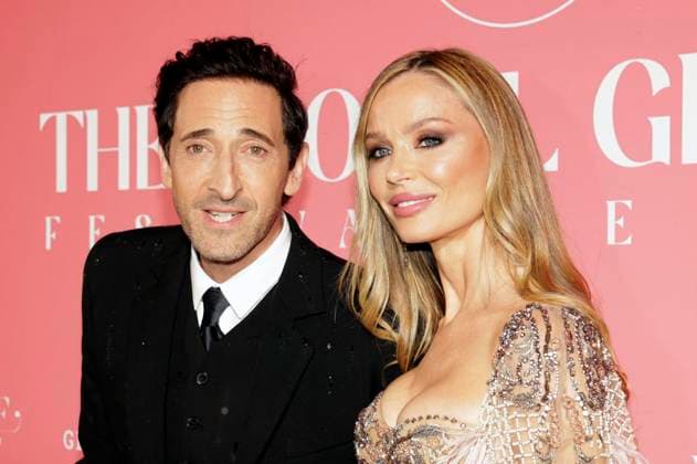 Adrien Brody and Georgina Chapman at the Global Gift Gala 2025 at the Festival de Cannes 2025 78 Cannes International Film Festival at La MÃ me Plage Cannes, 19 05 2025 Foto:xD.xBedrosianx xFuturexImagex gift_5629