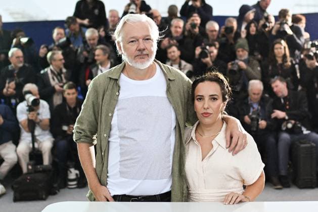 Cannes The Six Billion Dollar Man Photocall AM Julian Assange and Stella Assange attending the The Six Billion Dollar Man Photocall in Cannes, France on May 20, 2025 as part of the 78th Cannes Film Festival. Photo by Aurore Marechal ABACAPRESS.COM Cannes France  Copyright: xMarechalxAurore ABACAx