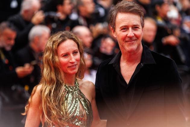 Festival de Cannes Premiere Highest 2 Lowest Shauna Robertson and Edward Norton at the premiere of the film Highest 2 Lowest during the 78 Cannes Film Festival at the Palais de Festival on 19 05 2025 Copyright: xEventpressxKochanx