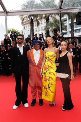 Festival de Cannes Premiere Highest 2 Lowest Jackson Lee, Spike Lee, Tonya Lewis Lee and Satchel Lee at the premiere of the film Highest 2 Lowest during the 78 Cannes Film Festival at the Palais de Festival on 19 05 2025 Copyright: xEventpressxKochanx