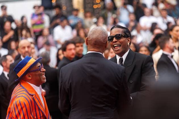 Festival de Cannes Premiere Highest 2 Lowest Spike Lee and ASAP Rocky at the premiere of the film Highest 2 Lowest during the 78 Cannes Film Festival at the Palais de Festival on 19 05 2025 Copyright: xEventpressxKochanx