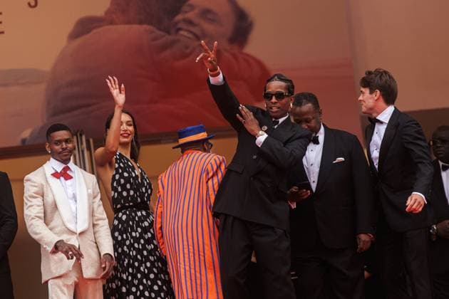 Festival de Cannes Premiere Highest 2 Lowest Aubrey Joseph, Ilfenesh Hadera, ASAP Rocky, Wendell Pierce and Alan Fox at the premiere of the film Highest 2 Lowest during the 78 Cannes Film Festival at the Palais de Festival on 19 05 2025 Copyright: xEventpressxKochanx