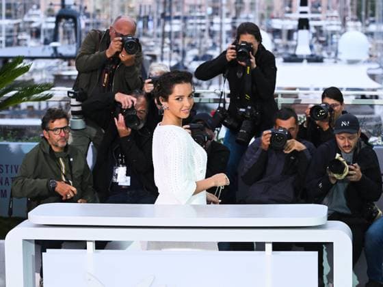 Cannes, 78th Cannes Film Festival 2025 - Day 8 - Photocall of the film Eagles Of The Republic Cannes, 78th Cannes Film Festival 2025 - Day 8 - Photocall of the film Eagles Of The Republic . In the photo Lyna Khoudri Cannes France  Copyright: xIPA ABACAx
