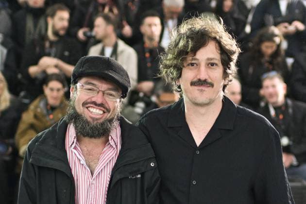 Cannes Un Poeta Photocall AM Ubeimar Rios and Simon Mesa Soto attending the Un Poeta Photocall in Cannes, France on May 20, 2025 as part of the 78th Cannes Film Festival. Photo by Aurore Marechal ABACAPRESS.COM Cannes France  Copyright: xMarechalxAurore ABACAx