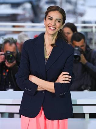 Cannes, France: Cannes, 78th Cannes Film Festival 2025 - Day 8 - Photocall of the film Eagles Of The Republic. In the photo Zineb Triki Cannes  - ZUMAp169 20250520_zea_p169_082 Copyright: xAlbertoxTerenghix