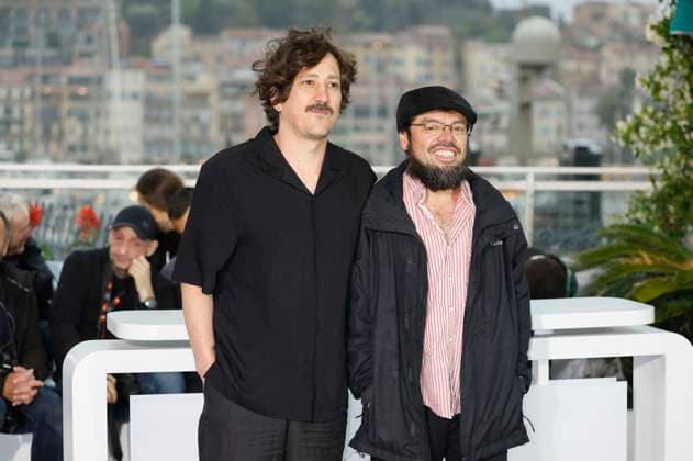 Simon Mesa Soto and Ubeimar Rios at the photocall for the feature film Un Poeta A Poet at the Festival de Cannes 2025 78 Cannes International Film Festival at the Palais des Festivals Cannes, 20 05 2025 Foto:xD.xBedrosianx xFuturexImagex poet_5503