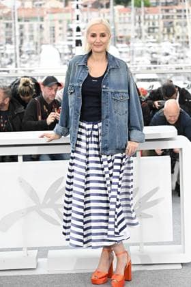 Cannes - Alpha Photocall Julia Ducournau pose during the Alpha photocall at the 78th annual Cannes Film Festival at Palais des Festivals on May 20, 2025 in Cannes, France. Photo by David Niviere ABACAPRESS.COM Cannes Provence-Alpes-Cote d Azur France  Copyright: xNivierexDavid ABACAPRESS.COMx