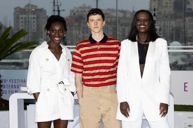 Photocall du film Adami lors du 78ème Festival International du Film de Cannes Eye Haidara, Finnegan Oldfield, Mariam Guey Photocall of the film Adami during the 78th Cannes International Film Festival on May 20, 2025 Jacovides Moreau Bestimage Photocall of the film Adami during the 78th Cannes International Film Festival on May 20, 2025 Cannes France  Copyright: xJACOVIDES-MOREAUx xBESTIMAGExJACOVIDES-MOREAUx xBESTIMAGEx