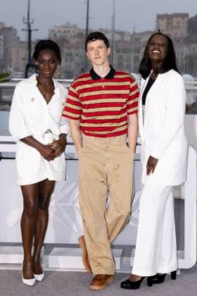 Photocall du film Adami lors du 78ème Festival International du Film de Cannes Eye Haidara, Finnegan Oldfield, Mariam Guey Photocall of the film Adami during the 78th Cannes International Film Festival on May 20, 2025 Jacovides Moreau Bestimage Photocall of the film Adami during the 78th Cannes International Film Festival on May 20, 2025 Cannes France  Copyright: xJACOVIDES-MOREAUx xBESTIMAGExJACOVIDES-MOREAUx xBESTIMAGEx