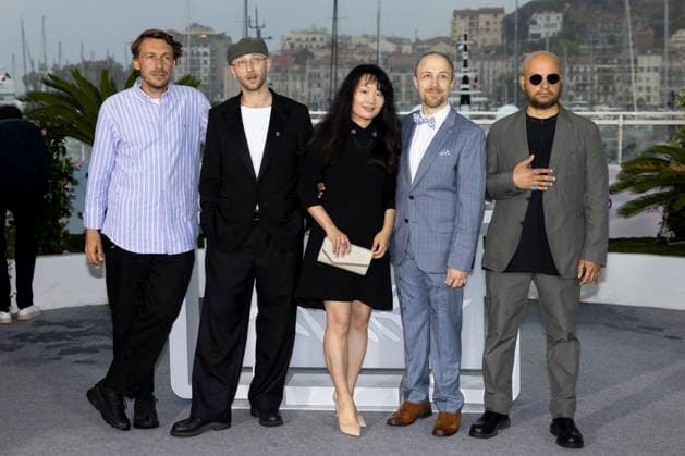 Photocall du film Adami lors du 78ème Festival International du Film de Cannes Yuksek, Adrien Marcellin, Mila Levistre, Emilien Levistre and Bachar Mar Khalifé Photocall of the film Adami during the 78th Cannes International Film Festival on May 20, 2025 Jacovides Moreau Bestimage Photocall of the film Adami during the 78th Cannes International Film Festival on May 20, 2025 Cannes France  Copyright: xJACOVIDES-MOREAUx xBESTIMAGExJACOVIDES-MOREAUx xBESTIMAGEx