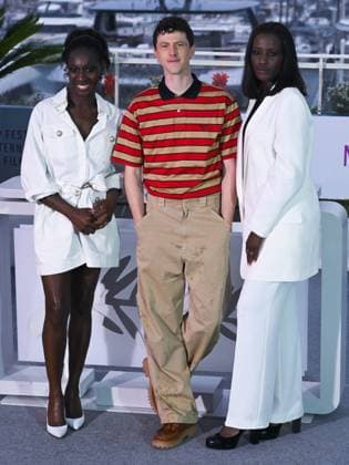 Cannes, 78th Cannes Film Festival 2025 - Day 8 - Photocall of the film Adami Cannes, 78th Cannes Film Festival 2025 - Day 8 - Photocall of the film Adami . In the photo Eye Haidara, Finnegan Oldfield, Mariam Gueye Cannes France  Copyright: xIPA ABACAx