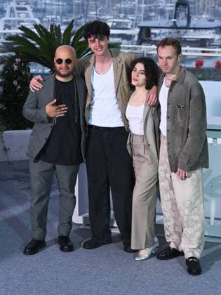 Cannes, 78th Cannes Film Festival 2025 - Day 8 - Photocall of the film Adami Cannes, 78th Cannes Film Festival 2025 - Day 8 - Photocall of the film Adami . In the picture Bachar Mar-Khalife, Sébastien Lefebvre, Olga Milshtein and Igor Kovalsky Cannes France  Copyright: xIPA ABACAx