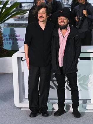 Cannes, France: Cannes, 78th Cannes Film Festival 2025 - Day 8 - Photocall of the film A Poet. In the photo SIMON MESA SOTO, UBEIMAR RIOS Cannes  - ZUMAp169 20250520_zea_p169_180 Copyright: xAlbertoxTerenghix