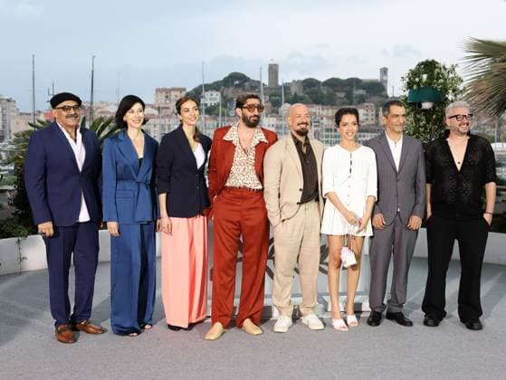 78eme Festival International du Film de Cannes Photocall du film Eagles Of The Republic 78th International Cannes Film Festival Photocall with cast of Eagles Of The Republic movie 444743 2025 05 20 France Khoudri, Lyna Triki, Zineb Saleh, Tarik Fares, Fares Dabis, Cherien  Copyright: xIvankaxVoisinx xStarfacex STAR_444743_048