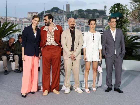 78eme Festival International du Film de Cannes Photocall du film Eagles Of The Republic 78th International Cannes Film Festival Photocall with cast of Eagles Of The Republic movie 444743 2025 05 20 France Khoudri, Lyna Triki, Zineb Saleh, Tarik Fares, Fares  Copyright: xIvankaxVoisinx xStarfacex STAR_444743_050
