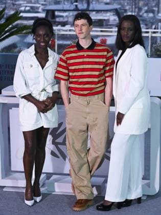 Cannes, France: Cannes, 78th Cannes Film Festival 2025 - Day 8 - Photocall of the film Adami. In the photo Eye Haidara, Finnegan Oldfield, Mariam Gueye Cannes  - ZUMAp169 20250520_zea_p169_188 Copyright: xAlbertoxTerenghix
