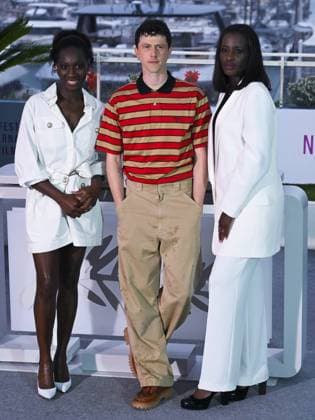 Cannes, France: Cannes, 78th Cannes Film Festival 2025 - Day 8 - Photocall of the film Adami. In the photo Eye Haidara, Finnegan Oldfield, Mariam Gueye Cannes  - ZUMAp169 20250520_zea_p169_209 Copyright: xAlbertoxTerenghix