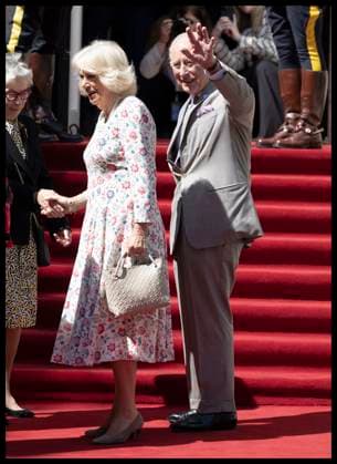 . 20 05 2025. London, United Kingdom. King Charles III and Queen Camilla arriving for a visit at Canada House in London to mark 100 years since it opened in June 1925 .  xStephenxLockx xi-Imagesx IIM-25957-0022