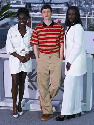 Cannes, France: Cannes, 78th Cannes Film Festival 2025 - Day 8 - Photocall of the film Adami. In the photo Eye Haidara, Finnegan Oldfield, Mariam Gueye Cannes  - ZUMAp169 20250520_zea_p169_231 Copyright: xAlbertoxTerenghix