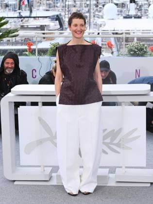 Cannes, France: Cannes, 78th Cannes Film Festival 2025 - Day 8 - Photocall of the film Love Me Tender . In the photo Vicky Krieps Cannes  - ZUMAp169 20250520_zea_p169_281 Copyright: xAlbertoxTerenghix