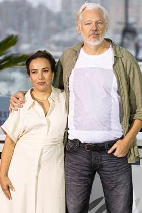 The Six Billion Dollar Man photocall at the 78th annual Cannes Film Festival Stella Assange, Julian Assange pose during the The Six Billion Dollar Man photocall at the 78th annual Cannes Film Festival at Palais des Festivals on May 20, 2025 in Cannes, France.  Copyright: x Chassery+Courdjix