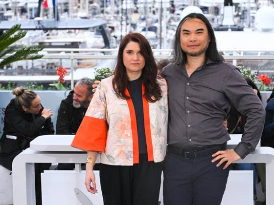Cannes, 78th Cannes Film Festival 2025 - Day 8 - Photocall of the film Amelie Et La Metaphysique Des Tubes . In the photo and Eddine Noel Liane-Cho Han  Copyright: xAlbertoxTerenghix xipa-agency.netx xPoolxPhotoxEventsx05x IPA_Agency_IPA57980948