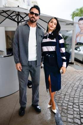 Cannes Nabila, Thomas Vergara are spotted at Hotel Martinez MP Nabila Vergara, Thomas Vergara are spotted at Hotel Martinez ahead the 78th annual Cannes Film Festival on May 20, 2025 in Cannes, France. Photo by Marco Piovanotto ABACAPRESS.COM  Copyright: xPiovanottoxMarco ABACAx