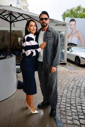 Cannes Nabila, Thomas Vergara are spotted at Hotel Martinez MP Nabila Vergara, Thomas Vergara are spotted at Hotel Martinez ahead the 78th annual Cannes Film Festival on May 20, 2025 in Cannes, France. Photo by Marco Piovanotto ABACAPRESS.COM  Copyright: xPiovanottoxMarco ABACAx