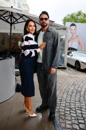 Cannes Nabila, Thomas Vergara are spotted at Hotel Martinez MP Nabila Vergara, Thomas Vergara are spotted at Hotel Martinez ahead the 78th annual Cannes Film Festival on May 20, 2025 in Cannes, France. Photo by Marco Piovanotto ABACAPRESS.COM  Copyright: xPiovanottoxMarco ABACAx