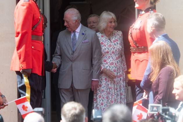 King Charles III and Queen Camilla Visit Canada House, London to Mark its 100th Anniversary - Tuesday 20 May King Charles III and Queen Camilla depart Canada House in London, England, UK on Tuesday 20 May, 2025 after marking the 100th Anniversary of Canada House., Credit:Justin Ng Avalon UK, England, London, Canada House  Copyright: xJustinxNgx xAvalonx 1001351931