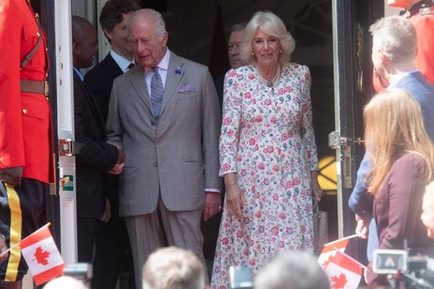 King Charles III and Queen Camilla Visit Canada House, London to Mark its 100th Anniversary - Tuesday 20 May King Charles III and Queen Camilla depart Canada House in London, England, UK on Tuesday 20 May, 2025 after marking the 100th Anniversary of Canada House., Credit:Justin Ng Avalon UK, England, London, Canada House  Copyright: xJustinxNgx xAvalonx 1001351939