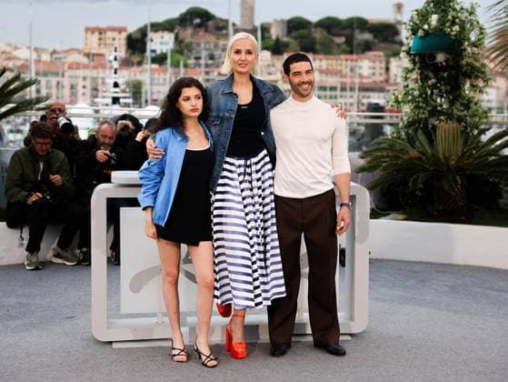 78eme Festival International du Film de Cannes Photocall with cast Alpha movie 78th International Cannes Film Festival Photocall with cast Alpha movie 444754 2025 05 20 Ducournau, Julia Rahim, Tahar Boros, Melissa  Copyright: xIvankaxVoisinx xStarfacex STAR_444754_047