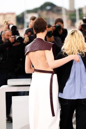 78eme Festival International du Film de Cannes Photocall with cast of Love me tender 78th International Cannes Film Festival Photocall with cast of Love me tender movie 444761 2025 05 20 Cannes France Krieps, Vicky  Copyright: xIvankaxVoisinx xStarfacex STAR_444761_006
