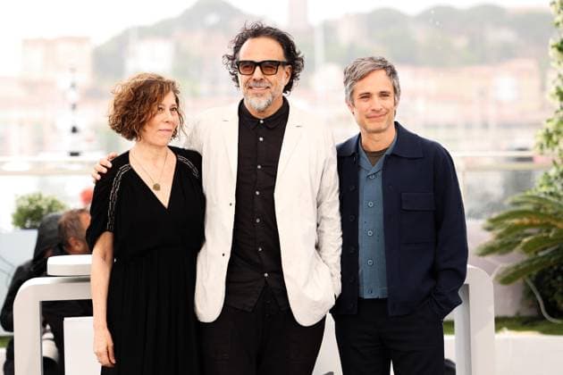 78eme Festival International du Film de Cannes Photocall du film Amores Perros 78th International Cannes Film Festival Photocall with cast of Amores Perros movie 444763 2025 05 20 Cannes France Garcia Bernal, Gael Sosa, Martha Gonzalez Inarritu, Alejandro  Copyright: xIvankaxVoisinx xStarfacex STAR_444763_003