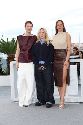 Love Me Tender Photocall at the 78th Annual Cannes Film Festival Vicky Krieps, Anna Cazenave Cambet and Monia Chokr - Love Me Tender Photocall at the 78th Annual Cannes Film Festival in Cannes, France on May 20, 2025.  Copyright: x Chassery+Courdjix