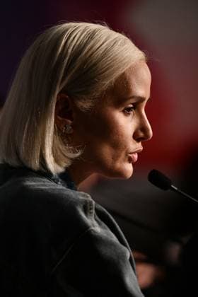 Press conference for the film Alpha Competition at the 78th Cannes International Film Festival La réalisatrice Julia Ducournau à la conférence de presse du film Alpha Compétition lors du 78ème Festival International du Film de Cannes, le 20 mai 2025 Valentina Claret Pool Cannes Bestimage Press conference for the film Alpha Competition at the 78th Cannes International Film Festival, on May 20th, 2025 Cannes France  Copyright: xPoolxCannesx xBestimagexPoolxCannesx xBestimagex