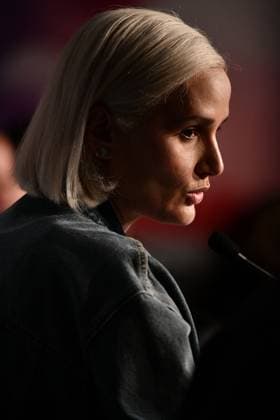 Press conference for the film Alpha Competition at the 78th Cannes International Film Festival La réalisatrice Julia Ducournau à la conférence de presse du film Alpha Compétition lors du 78ème Festival International du Film de Cannes, le 20 mai 2025 Valentina Claret Pool Cannes Bestimage Press conference for the film Alpha Competition at the 78th Cannes International Film Festival, on May 20th, 2025 Cannes France  Copyright: xPoolxCannesx xBestimagexPoolxCannesx xBestimagex