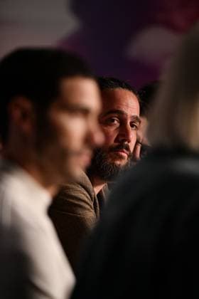 Press conference for the film Alpha Competition at the 78th Cannes International Film Festival Jean Christophe Bouzy at the press conference for the film Alpha Competition at the 78th Cannes International Film Festival, on May 20th, 2025 Valentina Claret Pool Cannes Bestimage Press conference for the film Alpha Competition at the 78th Cannes International Film Festival, on May 20th, 2025 Cannes France  Copyright: xPoolxCannesx xBestimagexPoolxCannesx xBestimagex