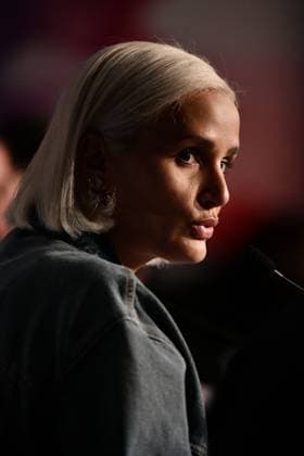 Press conference for the film Alpha Competition at the 78th Cannes International Film Festival La réalisatrice Julia Ducournau à la conférence de presse du film Alpha Compétition lors du 78ème Festival International du Film de Cannes, le 20 mai 2025 Valentina Claret Pool Cannes Bestimage Press conference for the film Alpha Competition at the 78th Cannes International Film Festival, on May 20th, 2025 Cannes France  Copyright: xPoolxCannesx xBestimagexPoolxCannesx xBestimagex