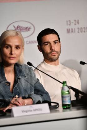 Press conference for the film Alpha Competition at the 78th Cannes International Film Festival Tahar Rahim at the press conference for the film Alpha Competition at the 78th Cannes International Film Festival, on May 20th, 2025 Valentina Claret Pool Cannes Bestimage Press conference for the film Alpha Competition at the 78th Cannes International Film Festival, on May 20th, 2025 Cannes France  Copyright: xPoolxCannesx xBestimagexPoolxCannesx xBestimagex