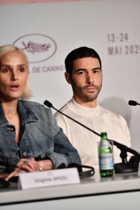 Press conference for the film Alpha Competition at the 78th Cannes International Film Festival Tahar Rahim at the press conference for the film Alpha Competition at the 78th Cannes International Film Festival, on May 20th, 2025 Valentina Claret Pool Cannes Bestimage Press conference for the film Alpha Competition at the 78th Cannes International Film Festival, on May 20th, 2025 Cannes France  Copyright: xPoolxCannesx xBestimagexPoolxCannesx xBestimagex