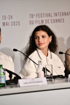 Press conference for the film Alpha Competition at the 78th Cannes International Film Festival Mélissa Boros à la conférence de presse du film Alpha Compétition lors du 78ème Festival International du Film de Cannes, le 20 mai 2025 Valentina Claret Pool Cannes Bestimage Press conference for the film Alpha Competition at the 78th Cannes International Film Festival, on May 20th, 2025 Cannes France  Copyright: xPoolxCannesx xBestimagexPoolxCannesx xBestimagex