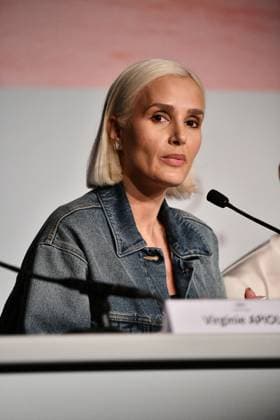 Press conference for the film Alpha Competition at the 78th Cannes International Film Festival La réalisatrice Julia Ducournau à la conférence de presse du film Alpha Compétition lors du 78ème Festival International du Film de Cannes, le 20 mai 2025 Valentina Claret Pool Cannes Bestimage Press conference for the film Alpha Competition at the 78th Cannes International Film Festival, on May 20th, 2025 Cannes France  Copyright: xPoolxCannesx xBestimagexPoolxCannesx xBestimagex