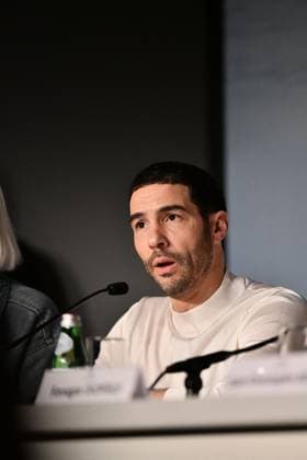 Press conference for the film Alpha Competition at the 78th Cannes International Film Festival Tahar Rahim at the press conference for the film Alpha Competition at the 78th Cannes International Film Festival, on May 20th, 2025 Valentina Claret Pool Cannes Bestimage Press conference for the film Alpha Competition at the 78th Cannes International Film Festival, on May 20th, 2025 Cannes France  Copyright: xPoolxCannesx xBestimagexPoolxCannesx xBestimagex